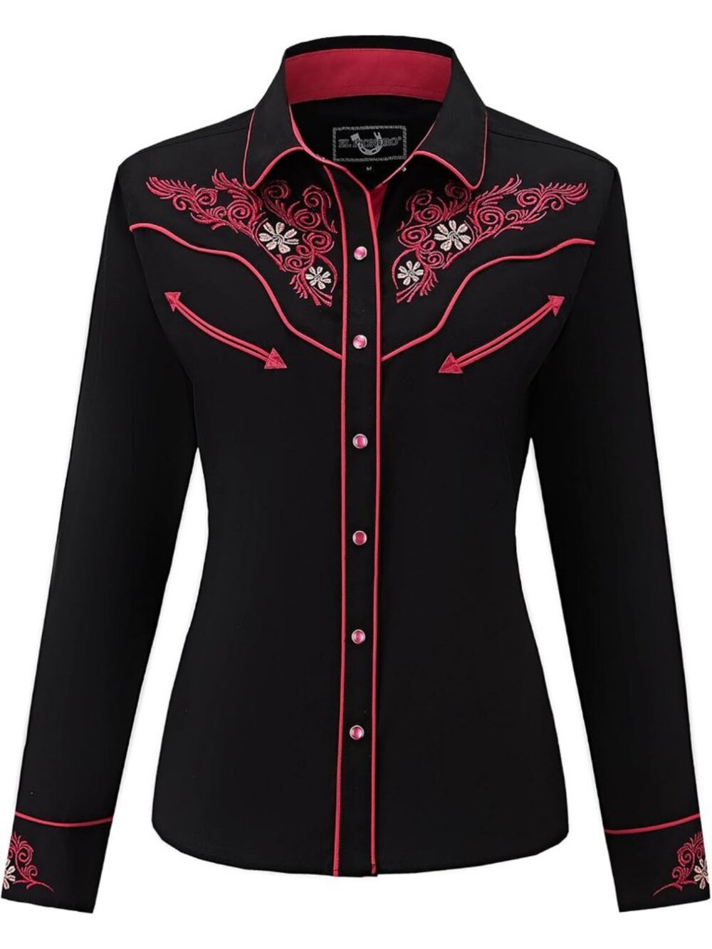 Vintage Western Embroidered Cowboy Shirt | Long Sleeve Button Down | S-3XL
